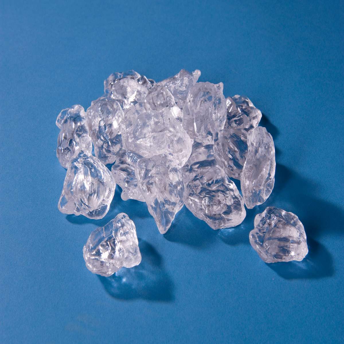 Decorative synthetic ice cubes the most popular
