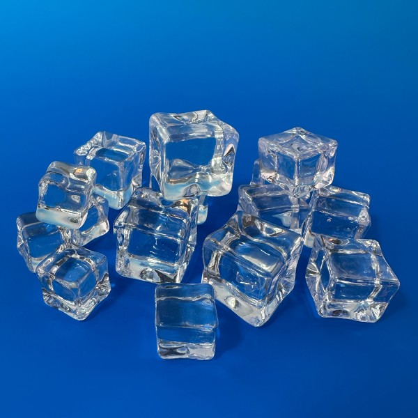 Kunststoff - Eiswürfel - klar - 28mm Kunststoff - Eiswürfel - klar - 28mm