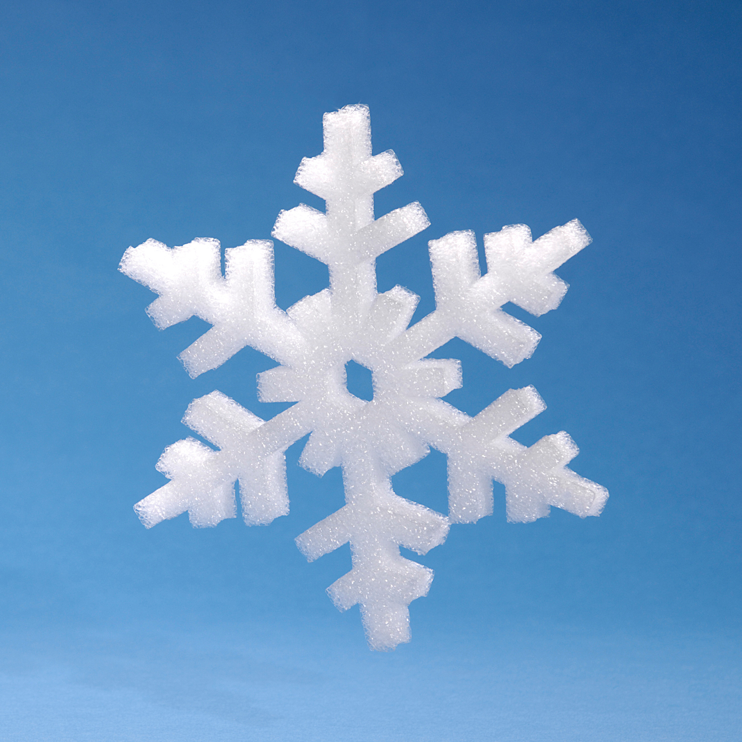 Decorative snowflake: reusable decoration - polyethylene